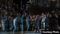 A performance of Modest Mussorgsky's "Boris Godunov" at the Mariinsky Theater in St. Petersburg. 