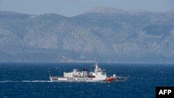 Turski patrolni brod na Egejskom moru