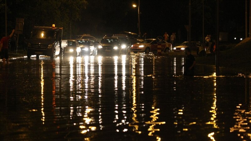 Дождот предизвика поплави во Тетово