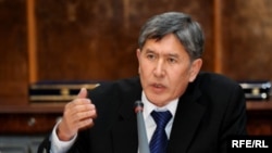 Almazbek Atambaev (pictured) ran against Kurmanbek Bakiev for the presidency in 2009, a vote that the opposition said was stolen.