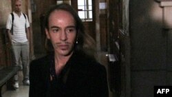 British fashion designer John Galliano