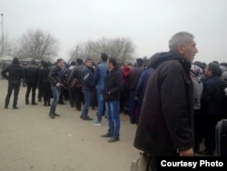 Biləsuvar sərhəd keçid məntəqəsi. 13mart2017