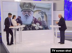 Эфир вечерней программы на сепаратистском канале