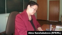 Преподаватель казахского языка и литературы школы-гимназии №139 Гульшат Болатбекова.