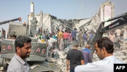 تصویری که با توضیح محل اصابت موشک به مدرسه‌ای در میناب منتشر شده است