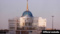 Здание Акорды, резиденции президента Казахстана Нурсултана Назарбаева. 