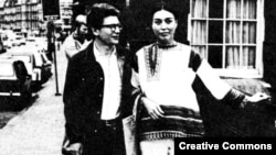 Андрей Амальрик и его жена Гюзель. Париж, 1976
