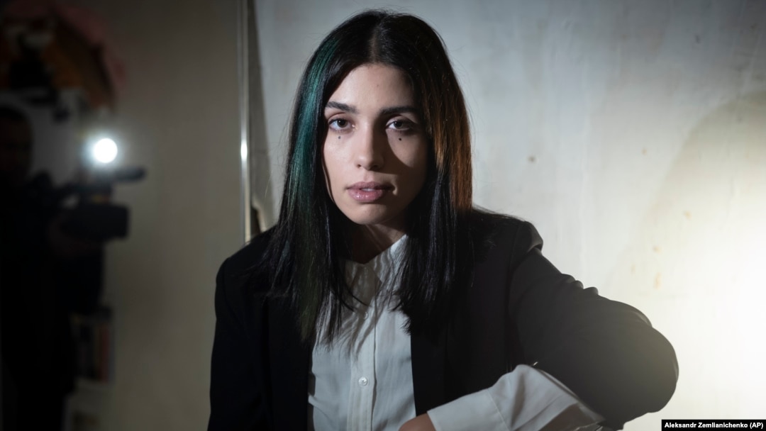 Nadezhda Tolokonnikova in Moscow in 2018