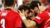 Реакции игроков сборной после гола в ворота Португалии