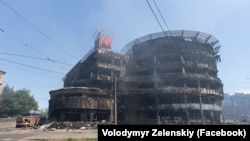Украина. Киев. Орусиянын соккусунан кийинки көрүнүш. 24-май, 2026-жыл 