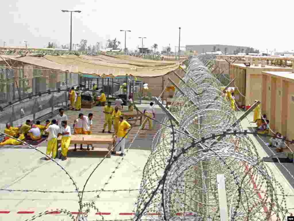 Irak - Zatvor Camp Cropper - Američka vojska je dozvolila objavljivanje fotografije ovog zatvora u blizini Baghdada. 