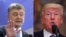 Президент України Петро Порошенко (л) і президент США Дональд Трамп (комбіноване фото)