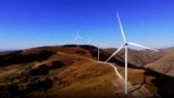 KOSOVO: Wind turbines in Bajgora Park