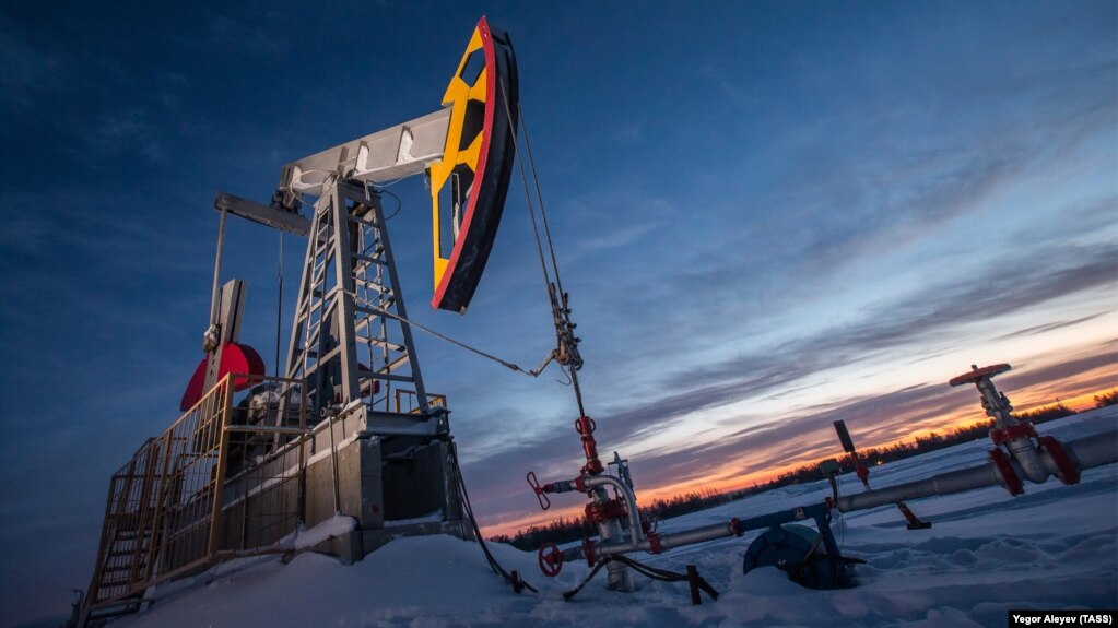 Russia's struggling economy relies heavily on income from oil and gas exports.