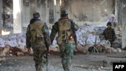Сирийские солдаты в Идлибе, 17 февраля 2020 года 
