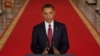 باراک اوباما به‌هنگام اعلام خبر مرگ اسامه بن لادن 