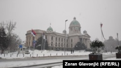 Zgrada Skupštine Srbije, Beograd, 7. januar 2026.