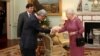 U.K. - Queen Elizabeth II meets Armenian President Serzh Sarkisian at Buckingham Palace, in London, 10Feb2010