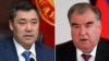 Кыргызстандын президент Садыр Жапаров жана Тажикстандын президенти Эмомали Рахмон.