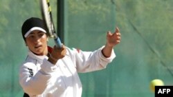 ارغوان رضایی، در زمانی که در سال 2005 میلادی برای مسابقات زنان مسلمان به تهران رفته بود.