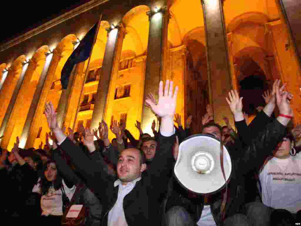 Протести на опозицијата во Грузија 