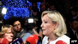 Лидер французских ультраправых Марин Ле Пен 