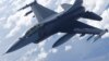 Винищувач F-16 ВПС США, який бере участь у навчаннях Saber Strike. 2018 рік
