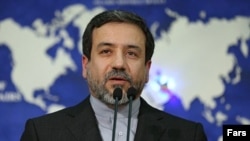 Iranian Deputy Foreign Minister Abbas Araghchi, who is on Iran's negotiating team