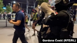 Kadar hapšenja demonstranta u Beogradu, 13.8.2025.
