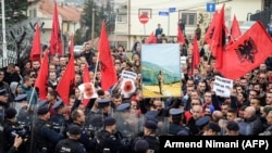 Protesti u Prištini zbog presude suda u Skoplju