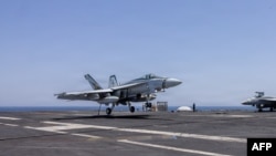 Aircraft carriers and fighter jets still matter, former Pentagon official Michael Patrick Mulroy says, but the Iran and Ukraine conflicts have shown how low-cost drones are changing the battlefield. (file photo)