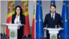 Colaj foto cu Ministra Muncii și Protecției Sociale, Natalia Plugaru, și Ministrul Finanțelor, Adrian Gavriliță, de la conferința de presă din 19 iunie 2026