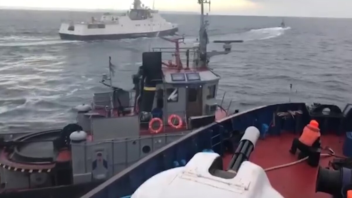 Russia Seizes Ukrainian Ships In Naval Clash