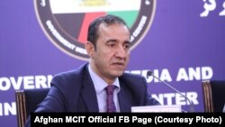 د افغانستان د مخابراتو او معلوماتي ټکنالوژۍ وزیر فهیم هاشمي