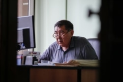 "ДАТ" оппозициялық басылымы жетекшісі, журналист Ермұрат Бапи. Алматы, 15 шілде 2020 жыл.