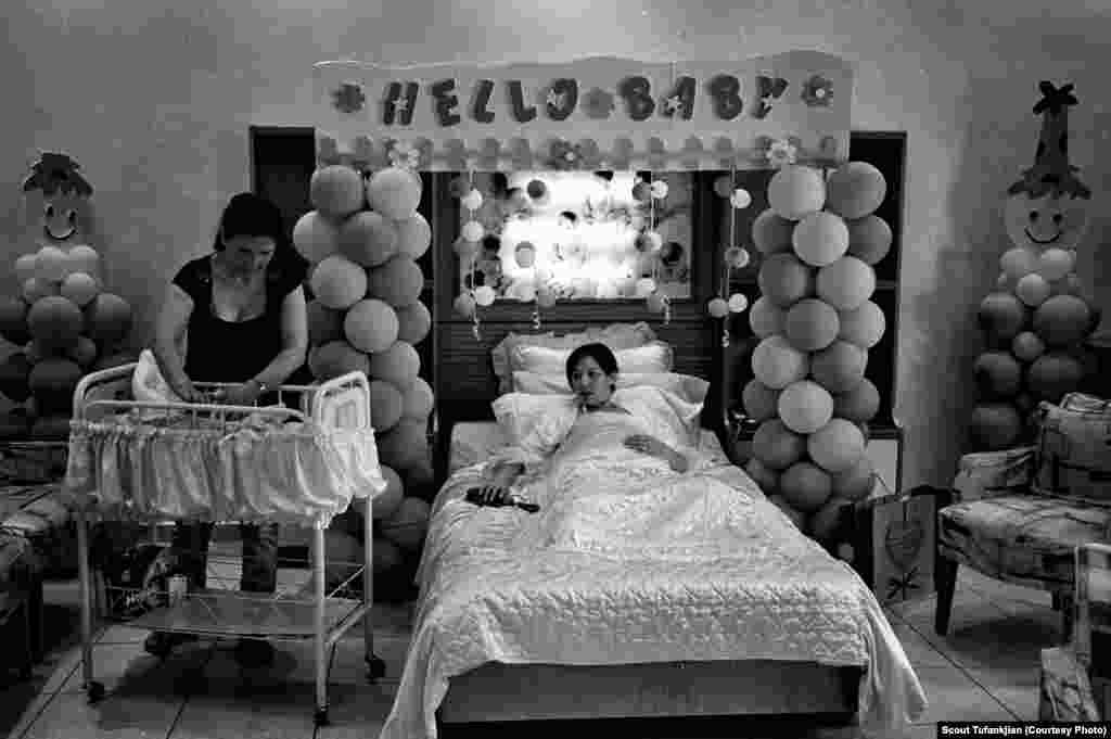 A maternity room in prewar Aleppo, Syria. Vibrant Armenian communities in Aleppo and Damascus have been decimated by the four-year civil war, with tens of thousands of Armenians fleeing to Armenia, Lebanon, and Nagorno-Karabakh.&nbsp;