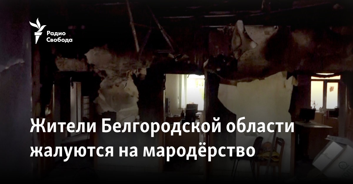 Residents of the Belgorod region complain about looting in abandoned houses