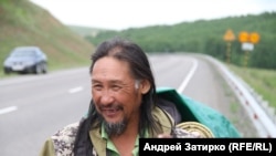 Russian shaman and anti-Putin campaigner Aleksandr Gabyshev (file photo)