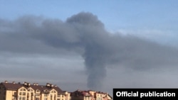 Пожар на заводе "Электроцинк" во Владикавказе