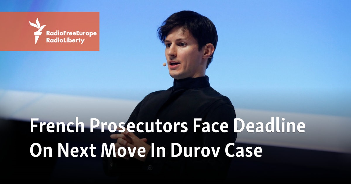 French prosecutors must set a deadline for further steps in the Durov case