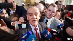 Яхья әл-Ариди, Сирия оппозициясы делегациясының ресми өкілі. Астана, 24 қаңтар 2017 жыл.
