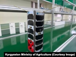 The Kyrgyz-made satellite due to be launched into orbit in early October.