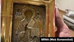 Ікону святого Миколая подарували російському міністру в середині грудня. Згодом виявилося, що вона має українське походження