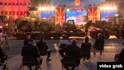 Скопје- Обележубање на Денот на независноста со дефиле пред Собранието, 8.9.2021