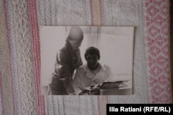 ელენე კერესელიძე ჩერნობილის ზონაში. 1987 წელი.