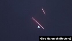 Forțele Aeriene ale Ucrainei trag înspre o dronă lansată de Rusia (imagine de arhivă).