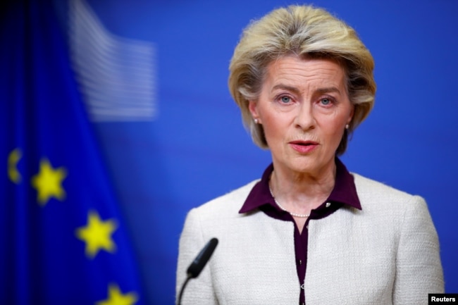 Presidentja e Komisionit Evropian, Ursula von der Leyen.