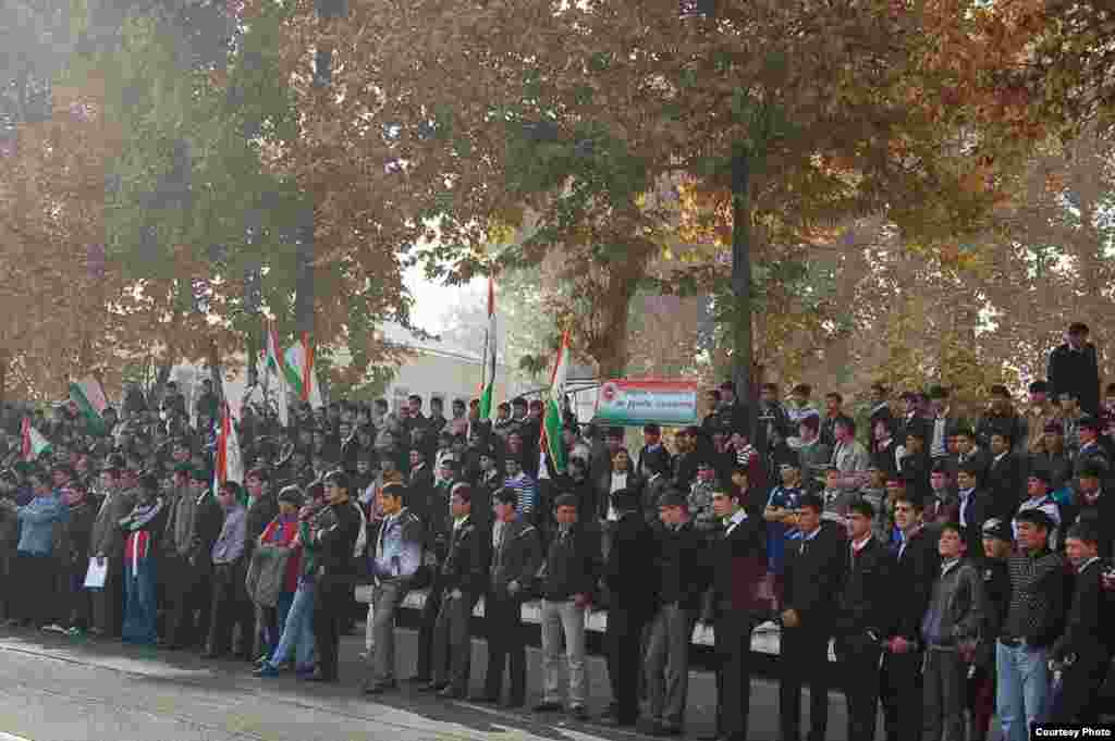 Football championship between universities of Dushanbe, 25Nov2010