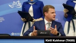 Алексей Чекунков на Восточном экономическом форуме в 2021 году