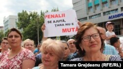 Moldovans have been protesting daily in Chisinau since a lower court invalidated the results of the June 3 runoff election.